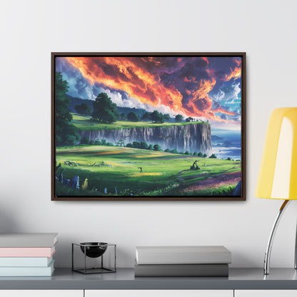 Edge of the Burning Sky - Gallery Canvas Wraps, Horizontal Frame