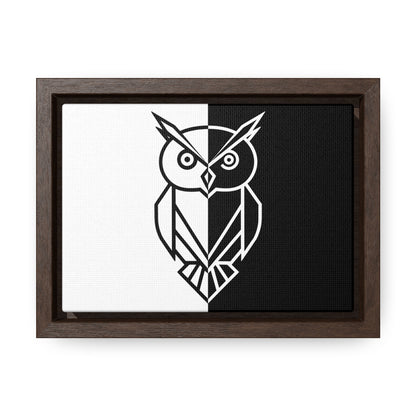 Duality of the Owl - Gallery Canvas Wraps, Horizontal Frame