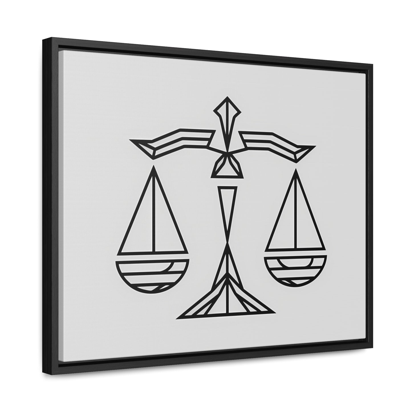 Balance of Justice - Gallery Canvas Wraps, Horizontal Frame