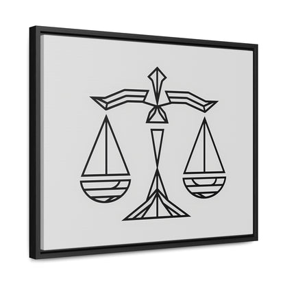 Balance of Justice - Gallery Canvas Wraps, Horizontal Frame