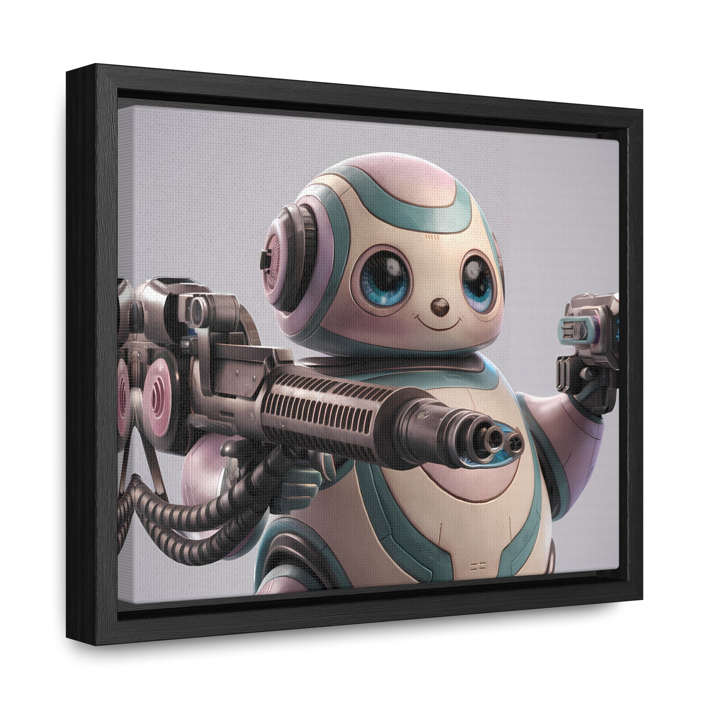 "Adorable Defender" - Gallery Canvas Wraps, Horizontal Frame