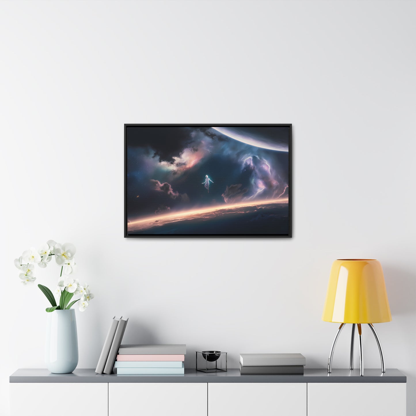 Ascension Beyond the Horizon - Gallery Canvas Wraps, Horizontal Frame