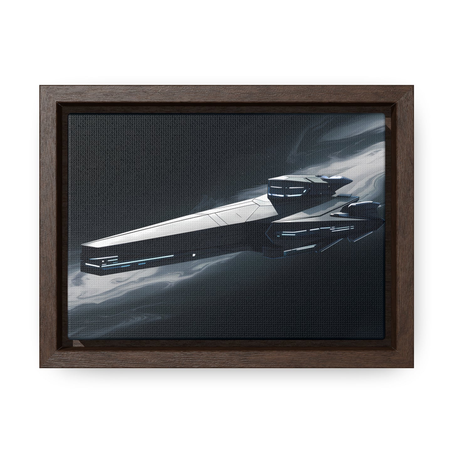 Starship of the Void - Gallery Canvas Wraps, Horizontal Frame