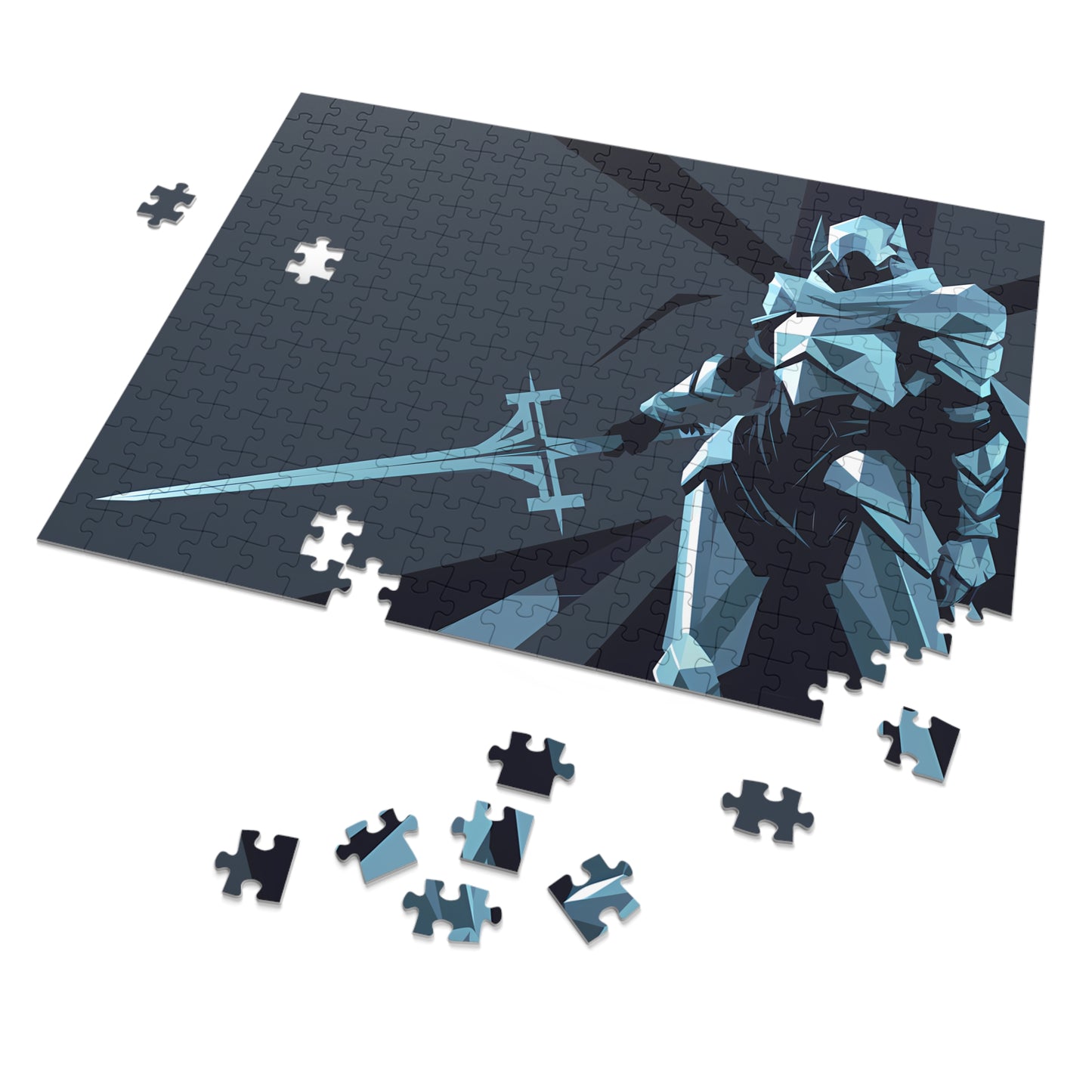 Knight of the Frozen Shadow - Jigsaw Puzzle (30, 110, 252, 500,1000-Piece)