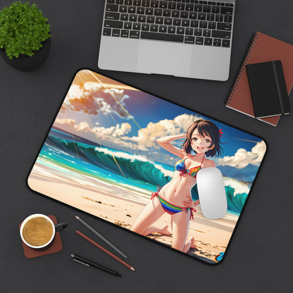 Summer Vibes at the Beach - Desk Mat