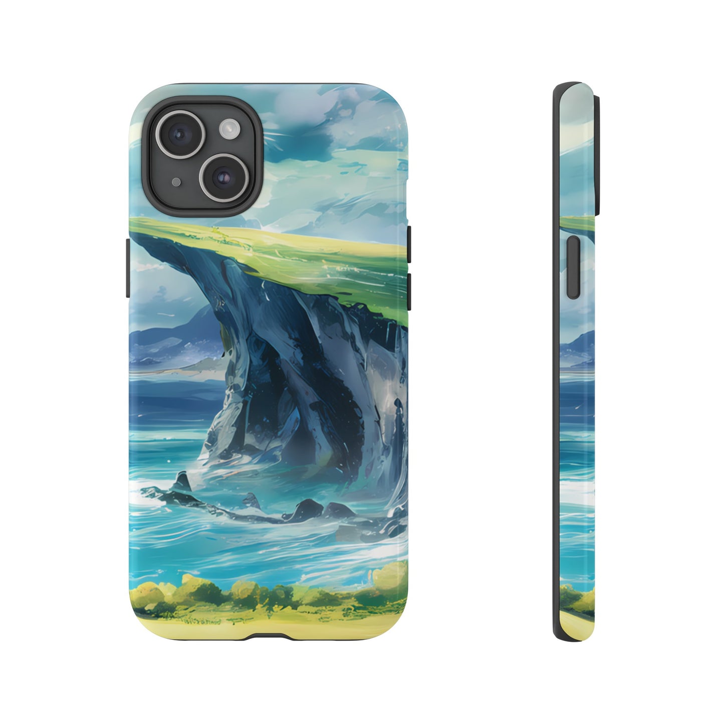 Anime Cliff by the Sea - Smartphone Tough Cases