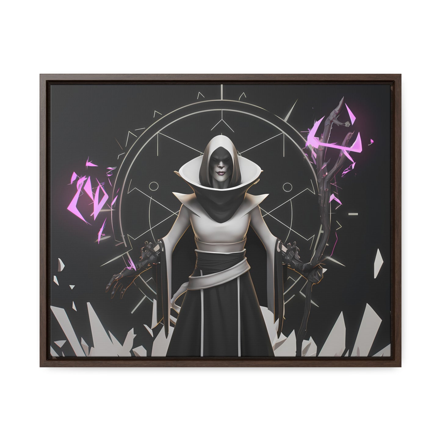 Veil of the Arcane Wraith - Gallery Canvas Wraps, Horizontal Frame