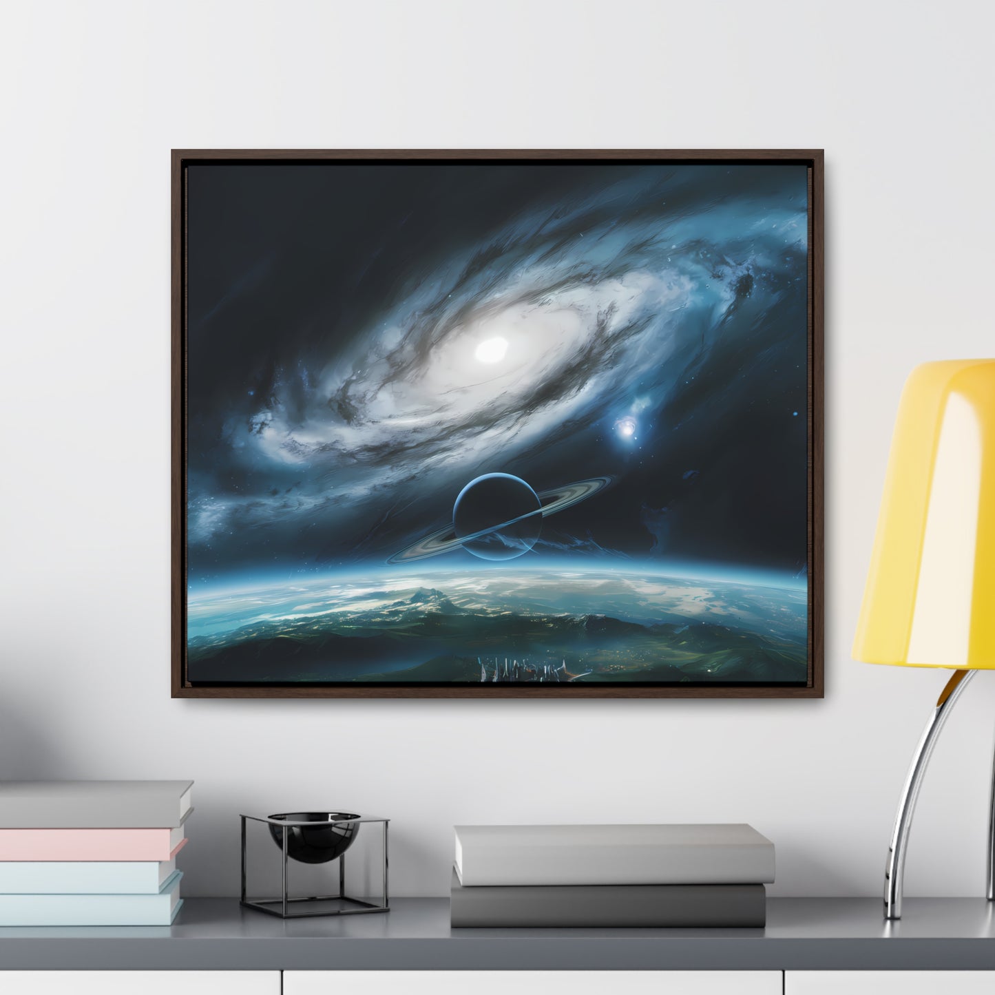 Celestial Spiral - Gallery Canvas Wraps, Horizontal Frame