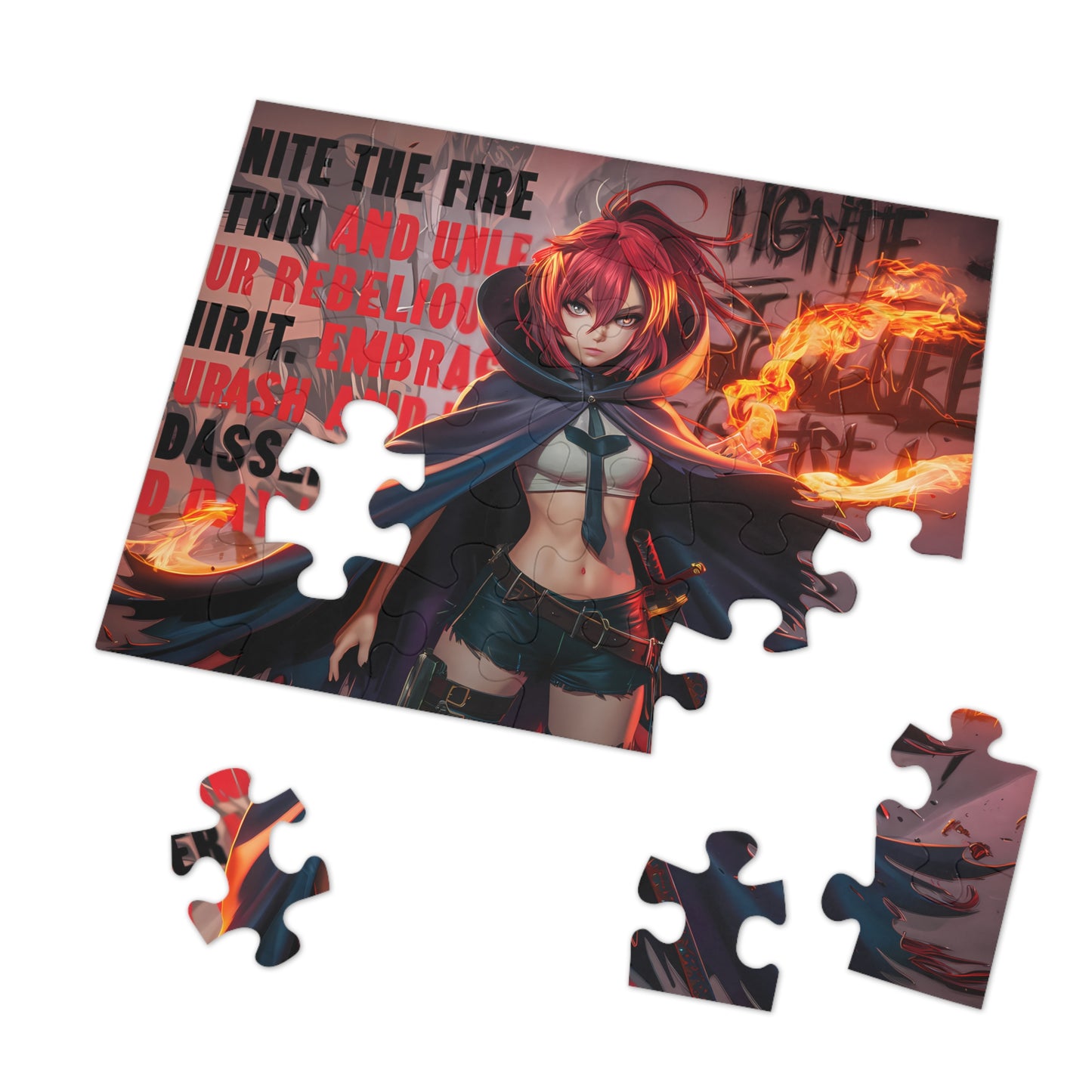 Flame Rebellion - Jigsaw Puzzle (30, 110, 252, 500,1000-Piece)