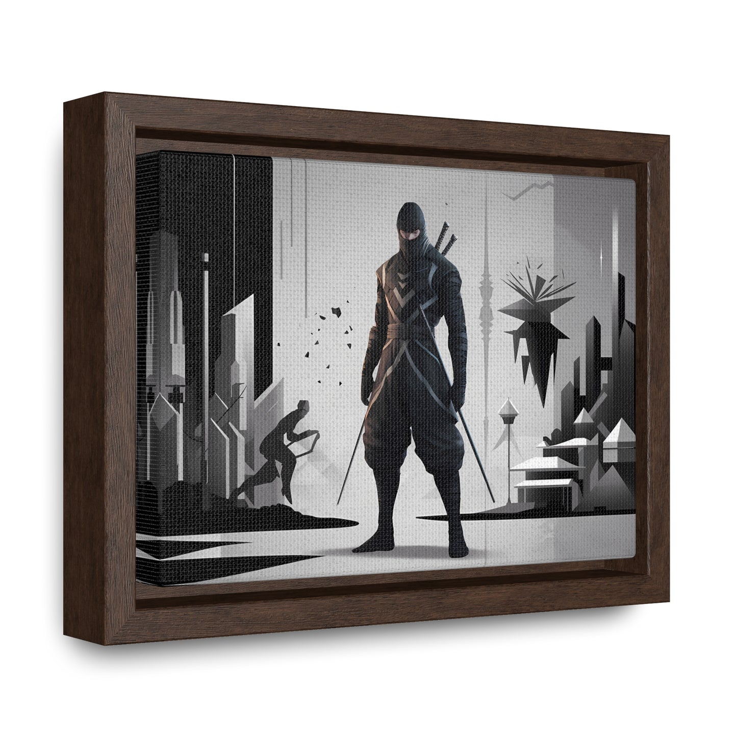 Shadowblade: The Silent Protector - Gallery Canvas Wraps, Horizontal Frame