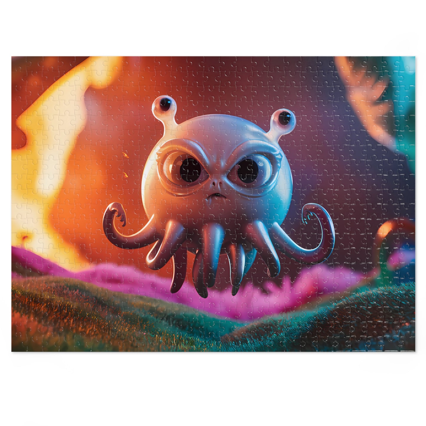 "Galactic Squid Overlord" - Jigsaw Puzzle (30, 110, 252, 500,1000-Piece)