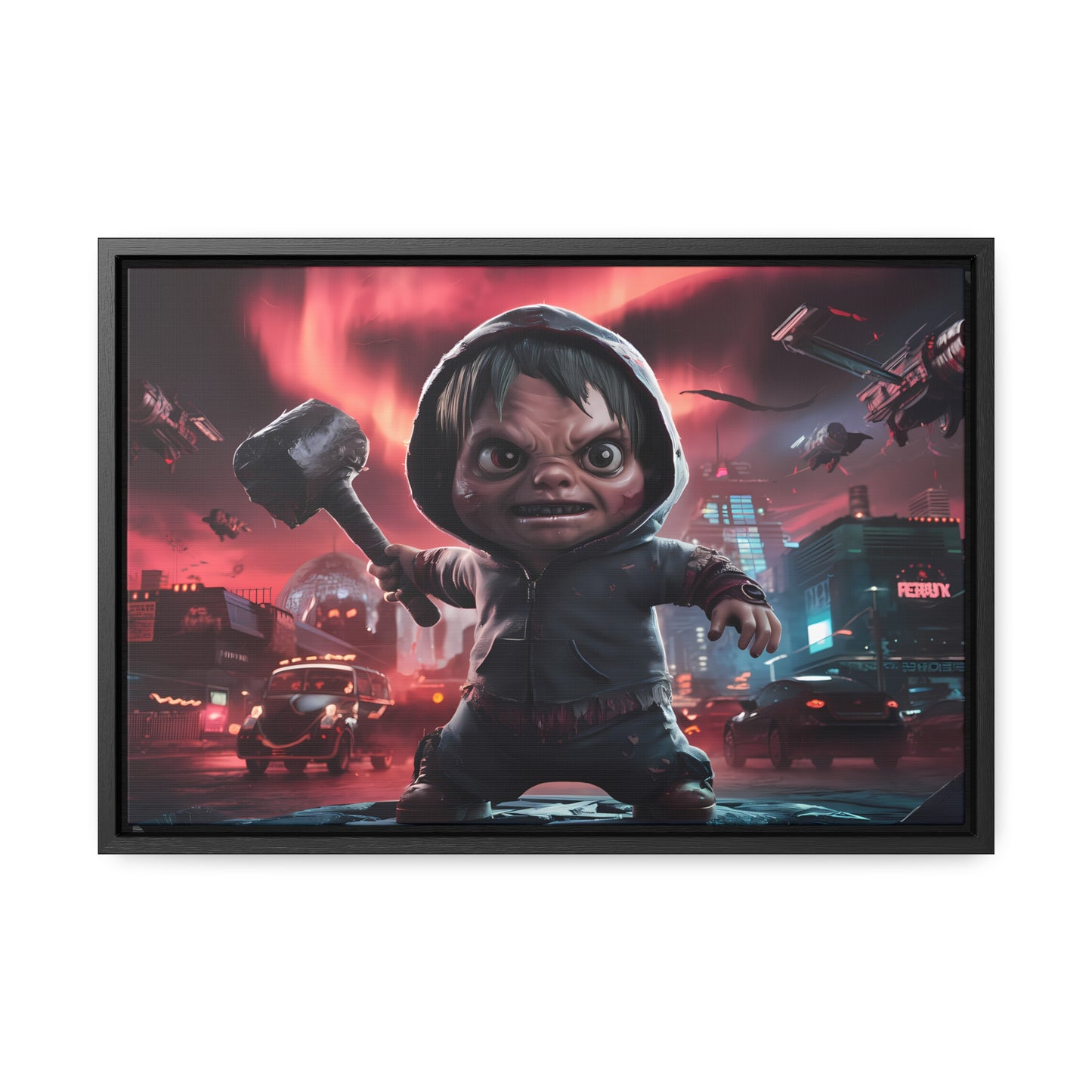 Wrath of the Toy Enforcer - Gallery Canvas Wraps, Horizontal Frame