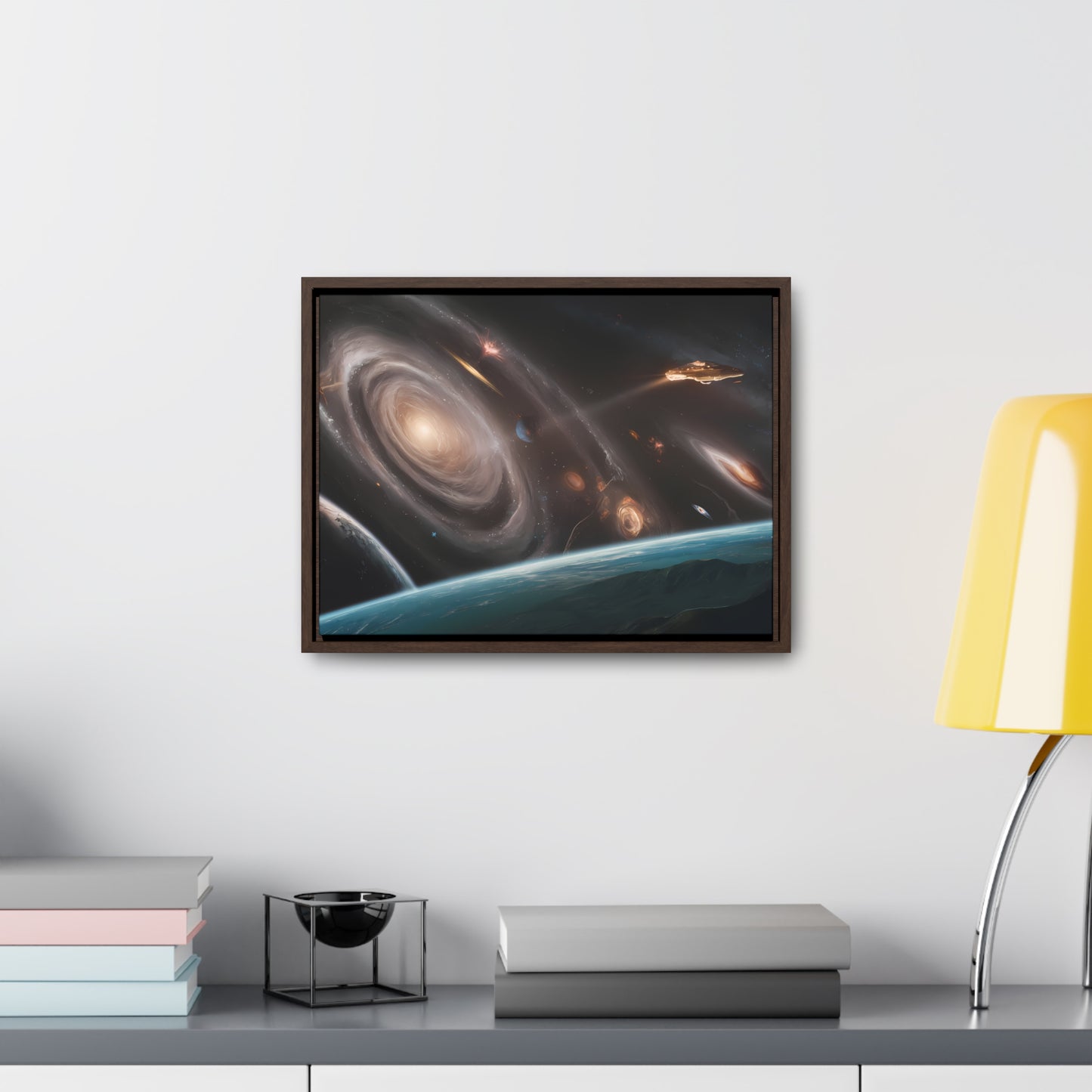 Galactic Odyssey - Gallery Canvas Wraps, Horizontal Frame