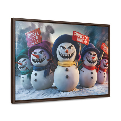 Frosty Revolt - Gallery Canvas Wraps, Horizontal Frame