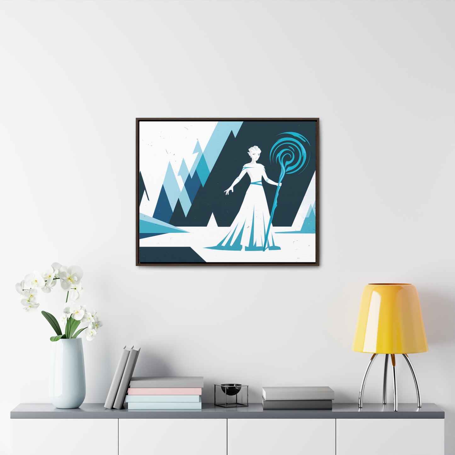 Winter's Embrace - Gallery Canvas Wraps, Horizontal Frame