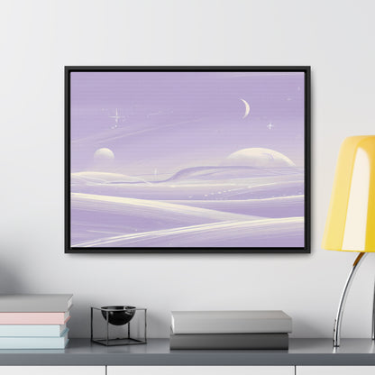 Ethereal Moonscape - Gallery Canvas Wraps, Horizontal Frame