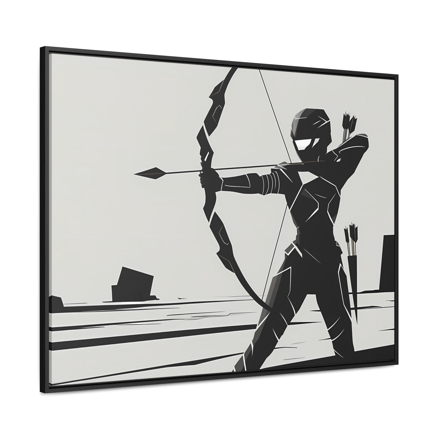 Silent Hunter - Gallery Canvas Wraps, Horizontal Frame