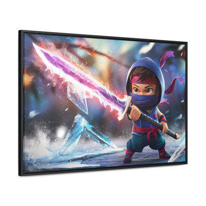 Blade of the Frozen Shadow - Gallery Canvas Wraps, Horizontal Frame