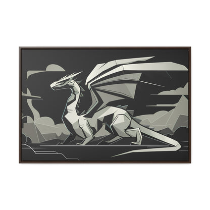 Shadow of the Silver Dragon - Gallery Canvas Wraps, Horizontal Frame