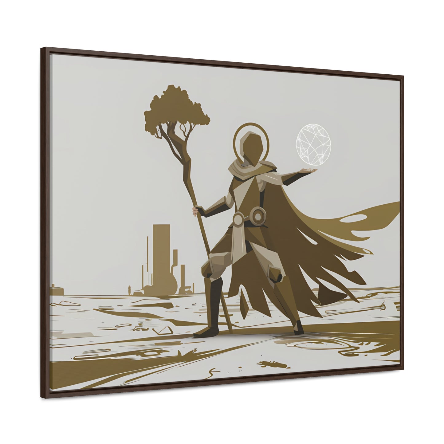 Guardian of the Wasteland - Gallery Canvas Wraps, Horizontal Frame