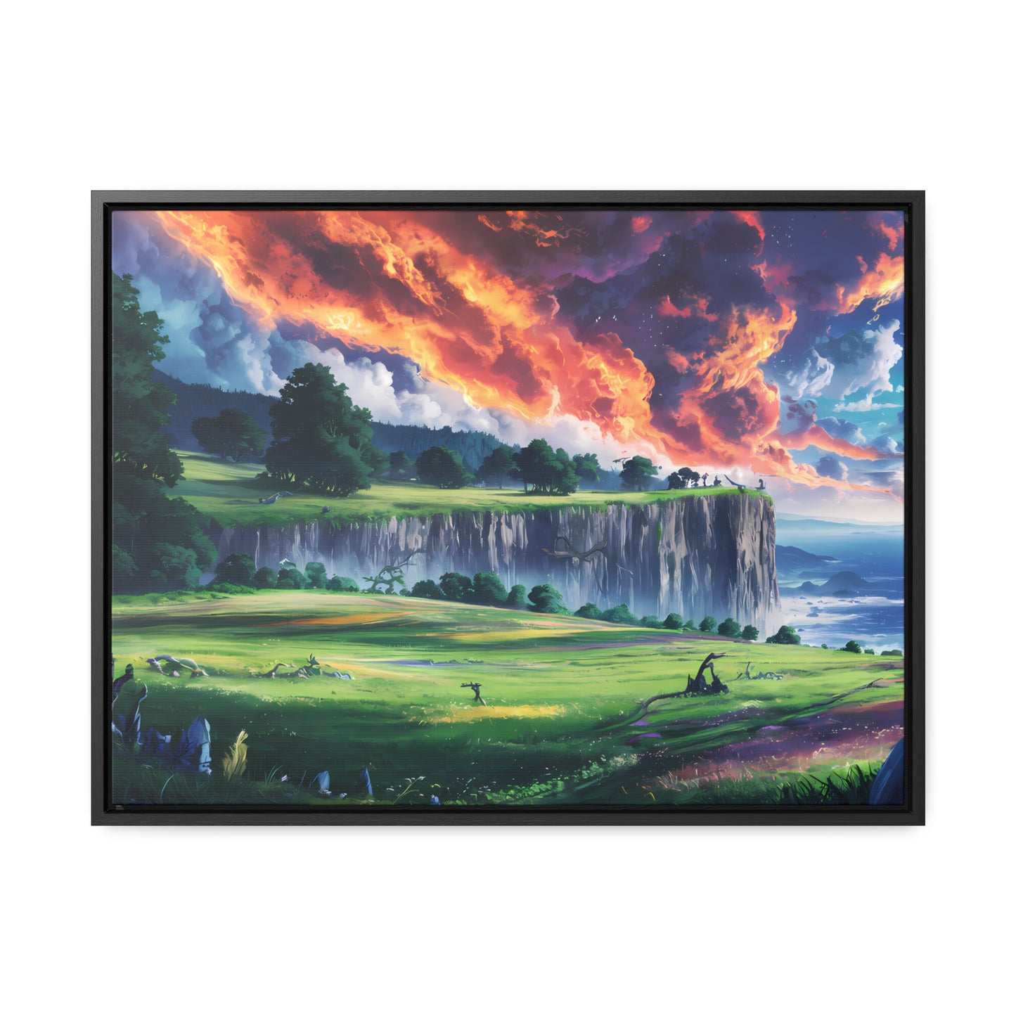 Edge of the Burning Sky - Gallery Canvas Wraps, Horizontal Frame