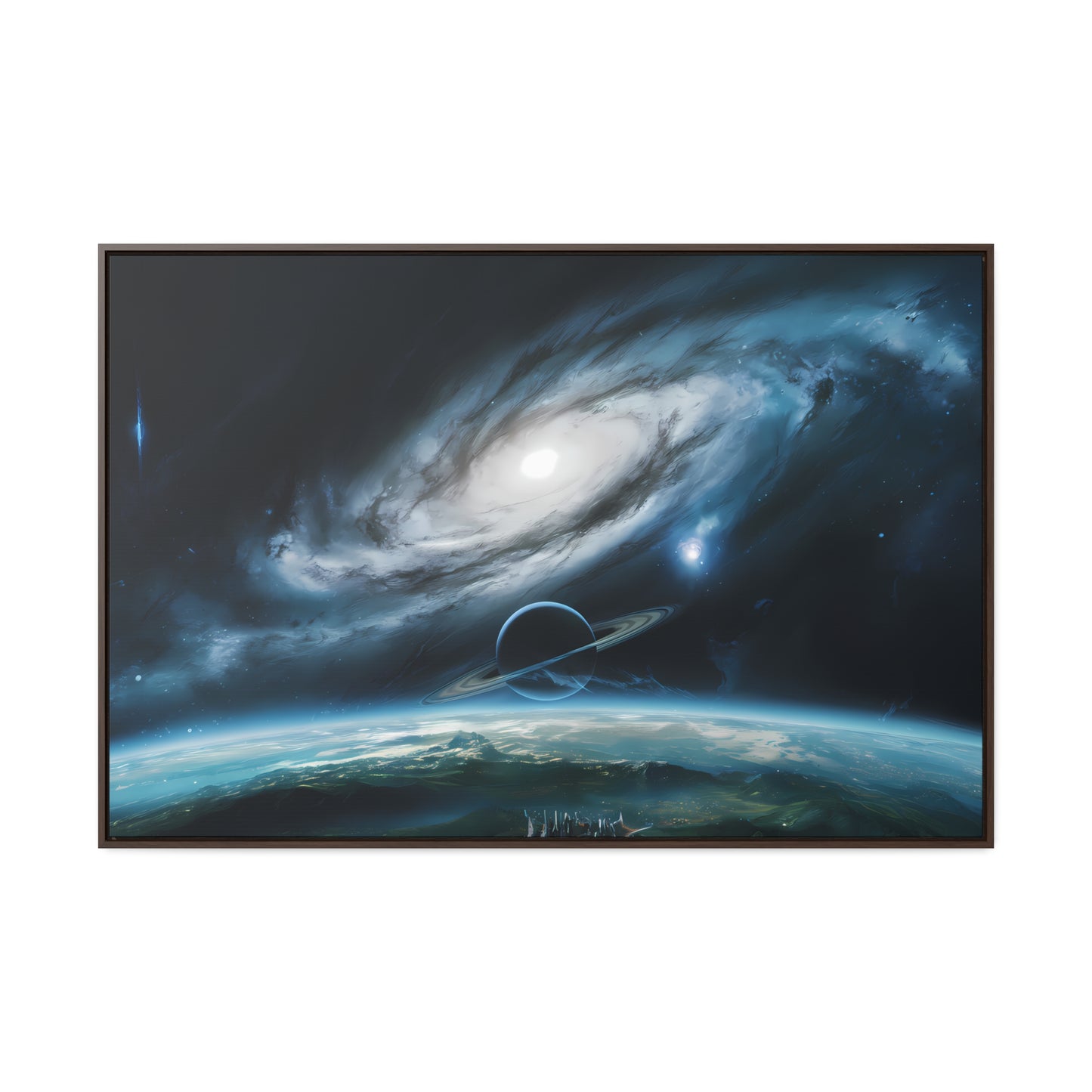 Celestial Spiral - Gallery Canvas Wraps, Horizontal Frame