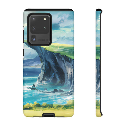 Anime Cliff by the Sea - Smartphone Tough Cases