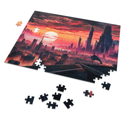 "City of the Eternal Dusk" - Jigsaw Puzzle (30, 110, 252, 500,1000-Piece)