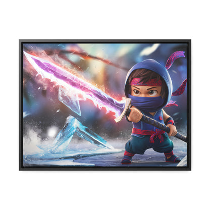 Blade of the Frozen Shadow - Gallery Canvas Wraps, Horizontal Frame