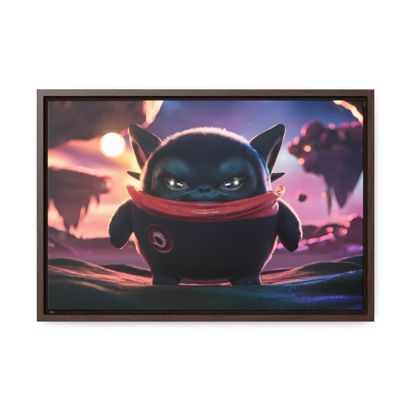 "Guardian of the Floating Isles" - Gallery Canvas Wraps, Horizontal Frame