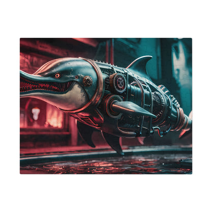 "Cybernetic Predator: The Steampunk Dolphin" - Jigsaw Puzzle (30, 110, 252, 500,1000-Piece)