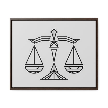 Balance of Justice - Gallery Canvas Wraps, Horizontal Frame