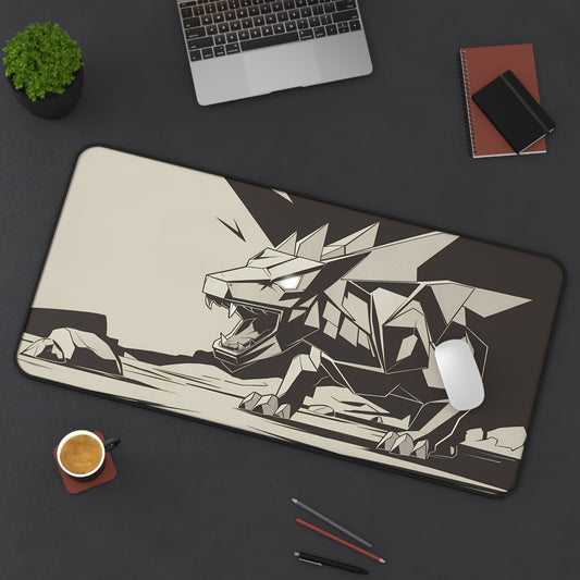 Steel Roar in the Wastelands - Desk Mat