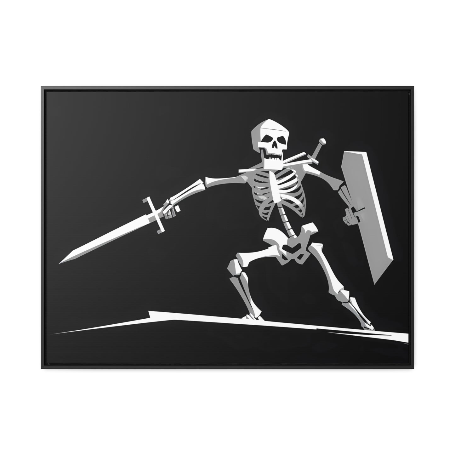 The Undead Sentinel - Gallery Canvas Wraps, Horizontal Frame