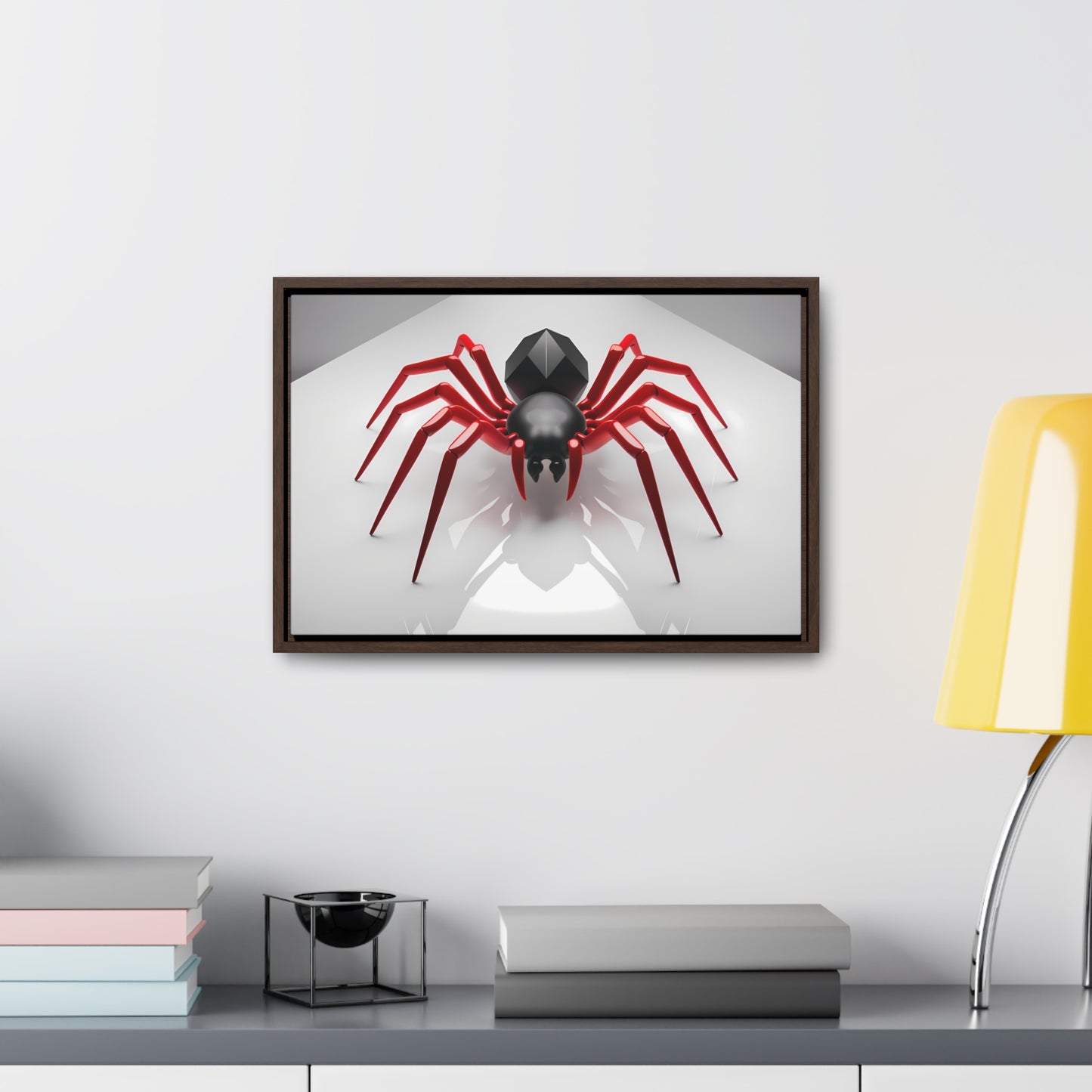 Crimson Arachnid - Gallery Canvas Wraps, Horizontal Frame