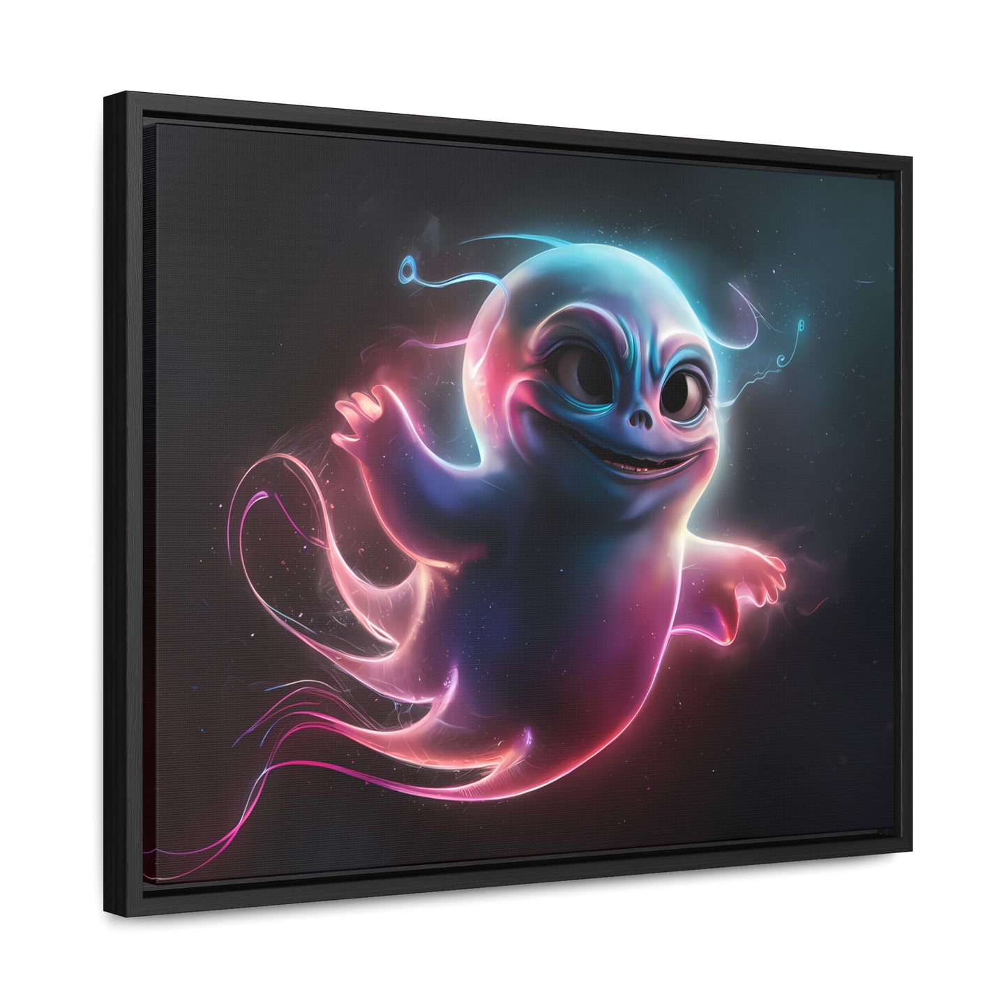 Neon Ghostling - Gallery Canvas Wraps, Horizontal Frame