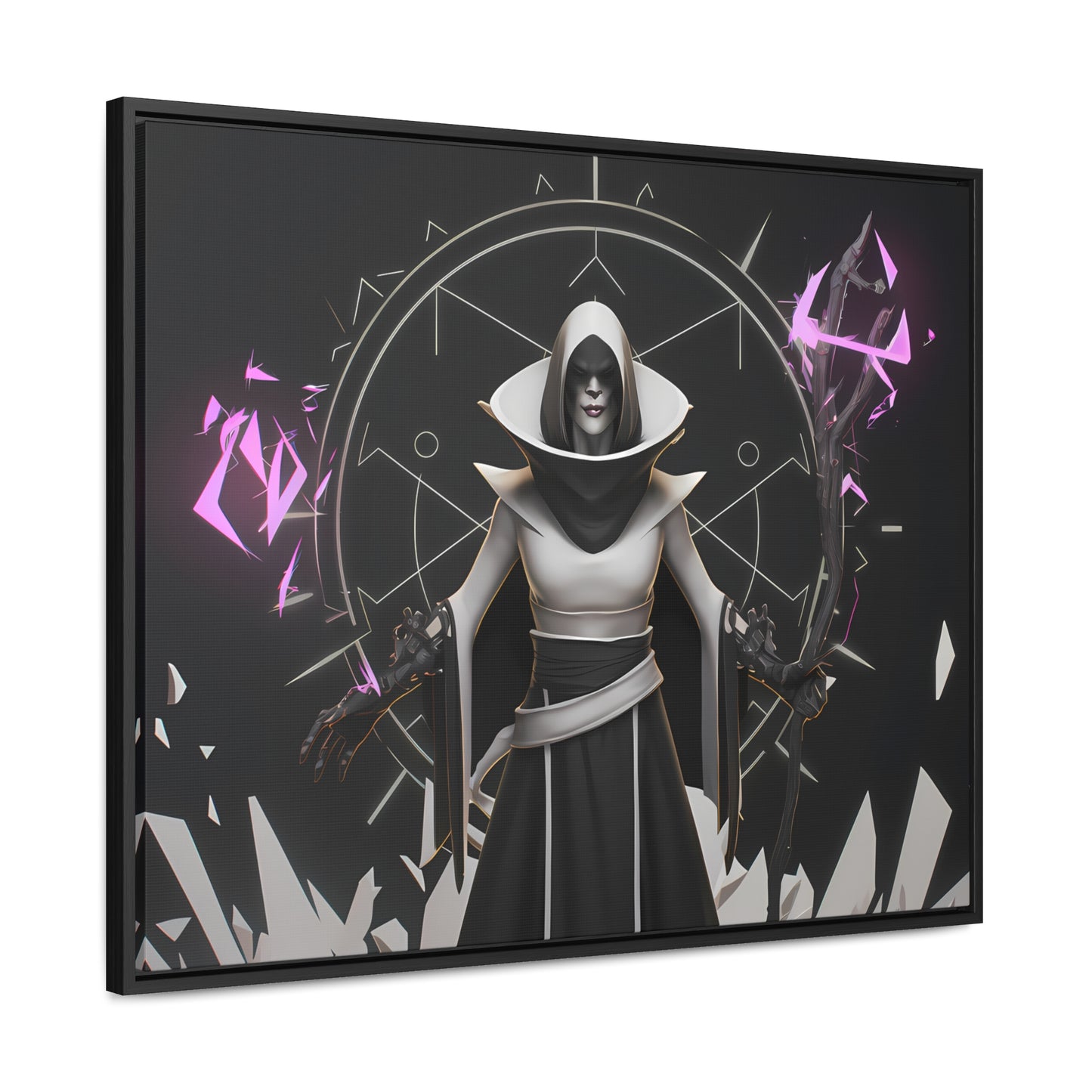 Veil of the Arcane Wraith - Gallery Canvas Wraps, Horizontal Frame