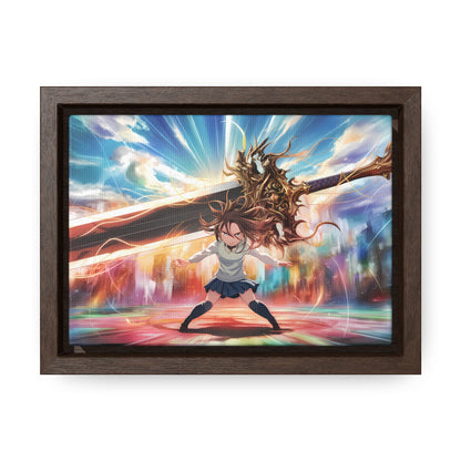 Blade of the Infinite Resolve - Gallery Canvas Wraps, Horizontal Frame