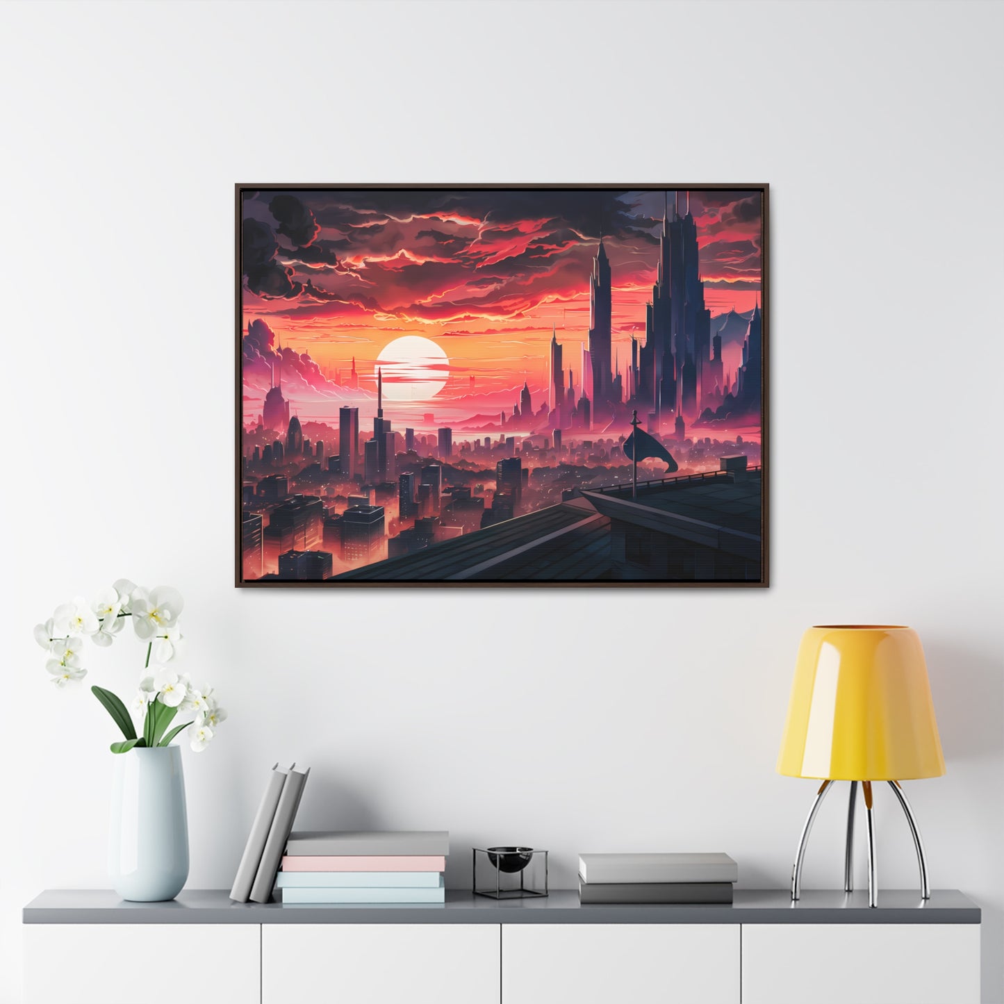 City of the Last Dawn - Gallery Canvas Wraps, Horizontal Frame