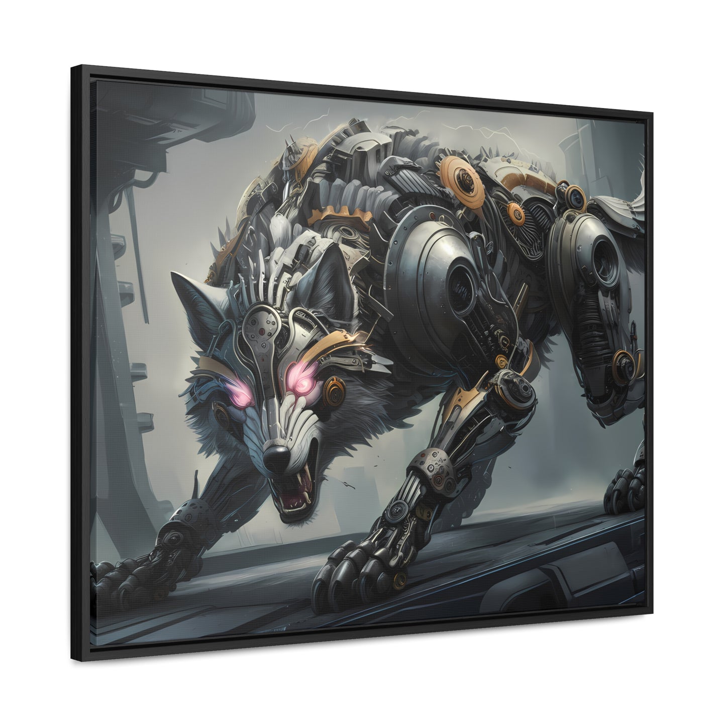 Cybernetic Alpha - Gallery Canvas Wraps, Horizontal Frame