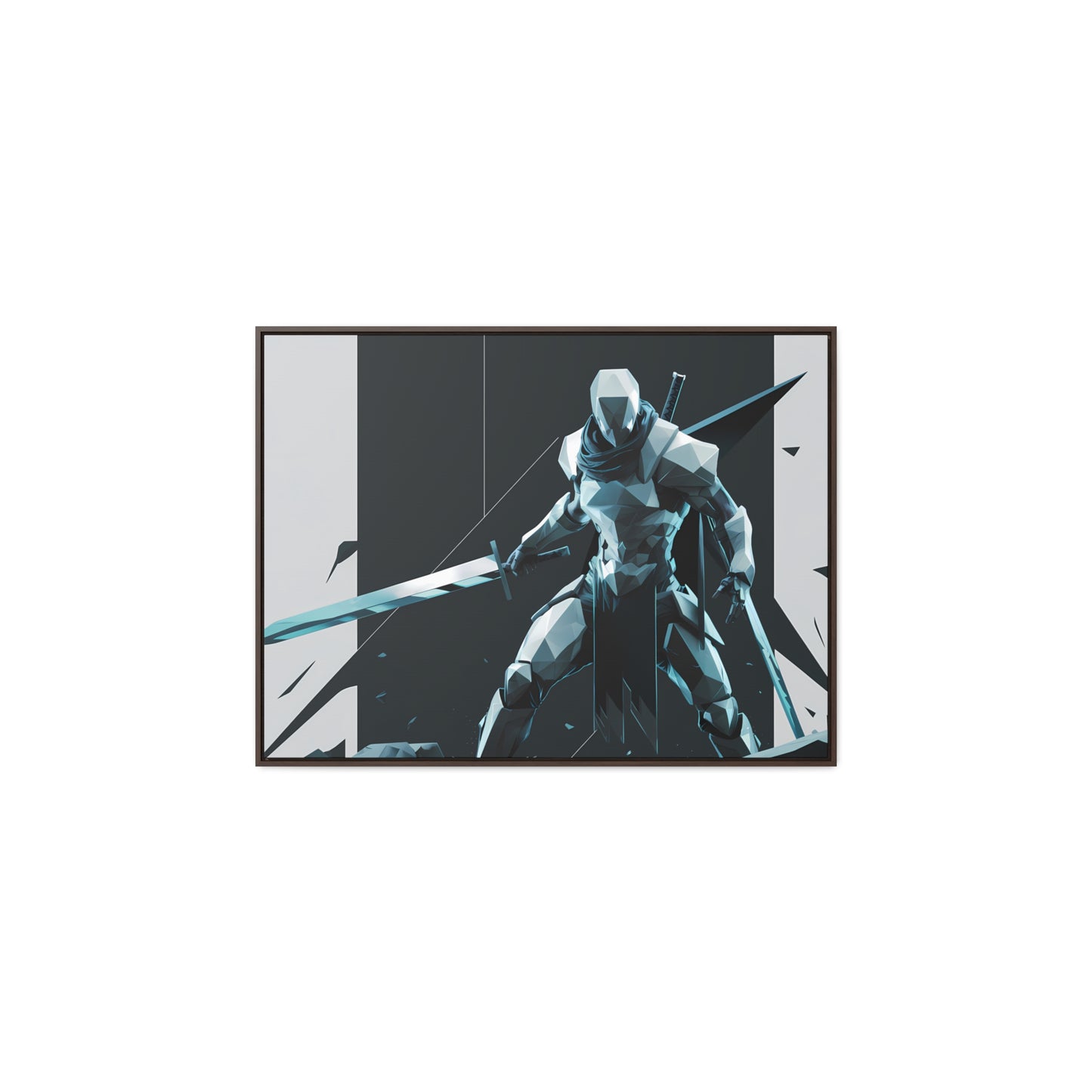 Blade of the Shattered Realm - Gallery Canvas Wraps, Horizontal Frame