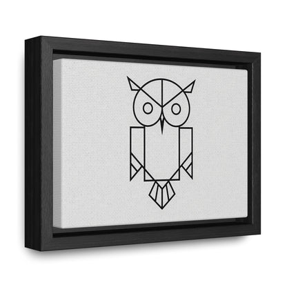 Geometric Owl - Gallery Canvas Wraps, Horizontal Frame