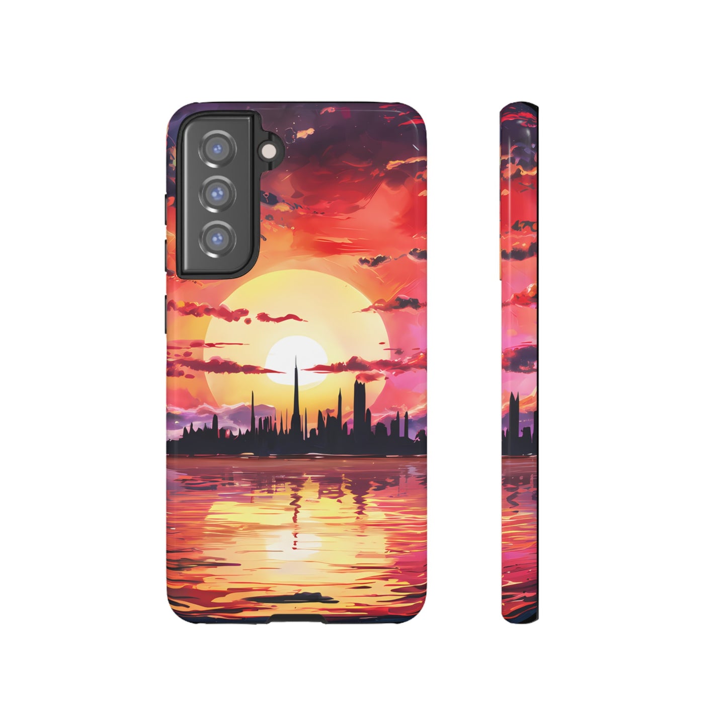 Anime Island City - Smartphone Tough Cases