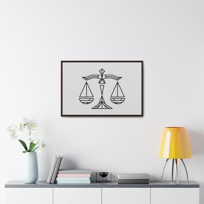 Balance of Justice - Gallery Canvas Wraps, Horizontal Frame