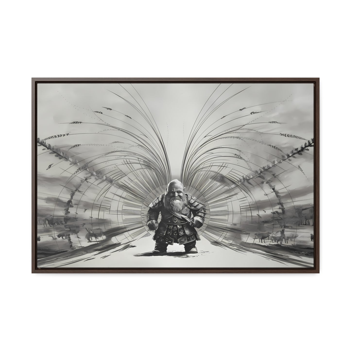 Guardian of the Elemental Winds - Gallery Canvas Wraps, Horizontal Frame