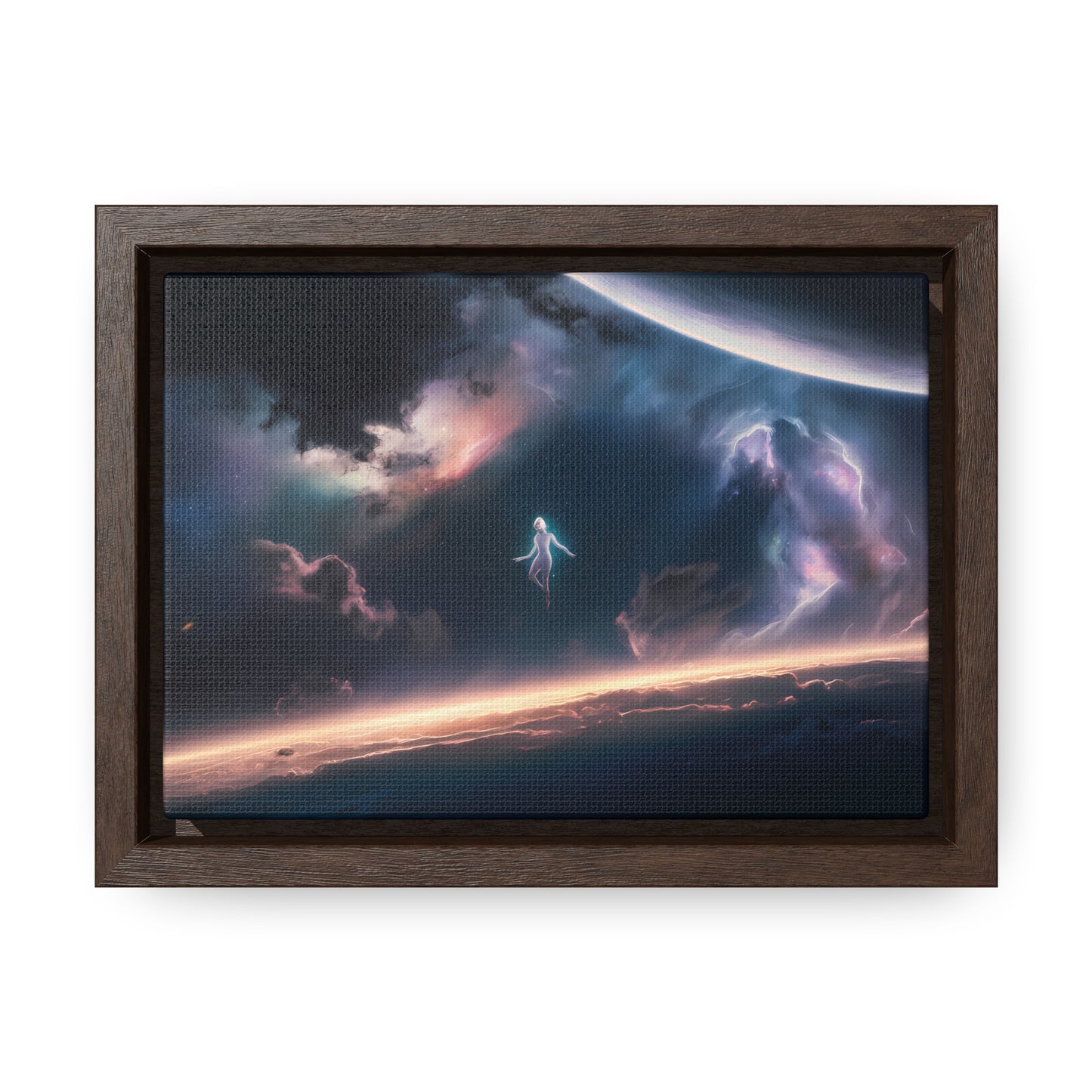 Ascension Beyond the Horizon - Gallery Canvas Wraps, Horizontal Frame