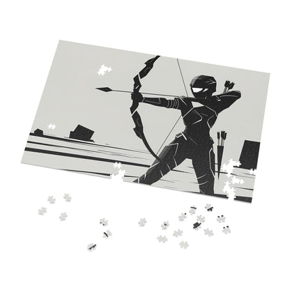 Archer in Shadow Armor - Jigsaw Puzzle (30, 110, 252, 500,1000-Piece)