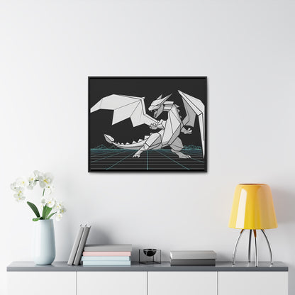 Cyber Dragon Unleashed - Gallery Canvas Wraps, Horizontal Frame