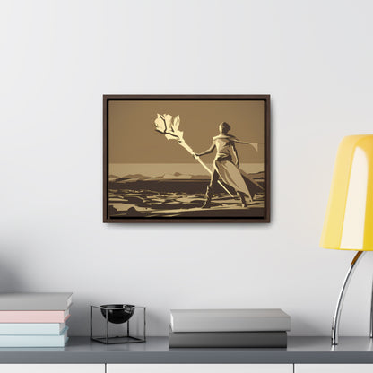 Wanderer of the Desolate Lands - Gallery Canvas Wraps, Horizontal Frame