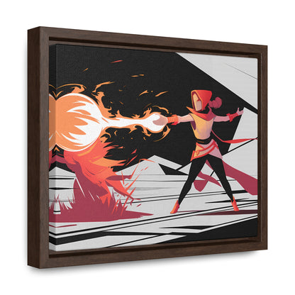 Conjuring the Firestorm - Gallery Canvas Wraps, Horizontal Frame